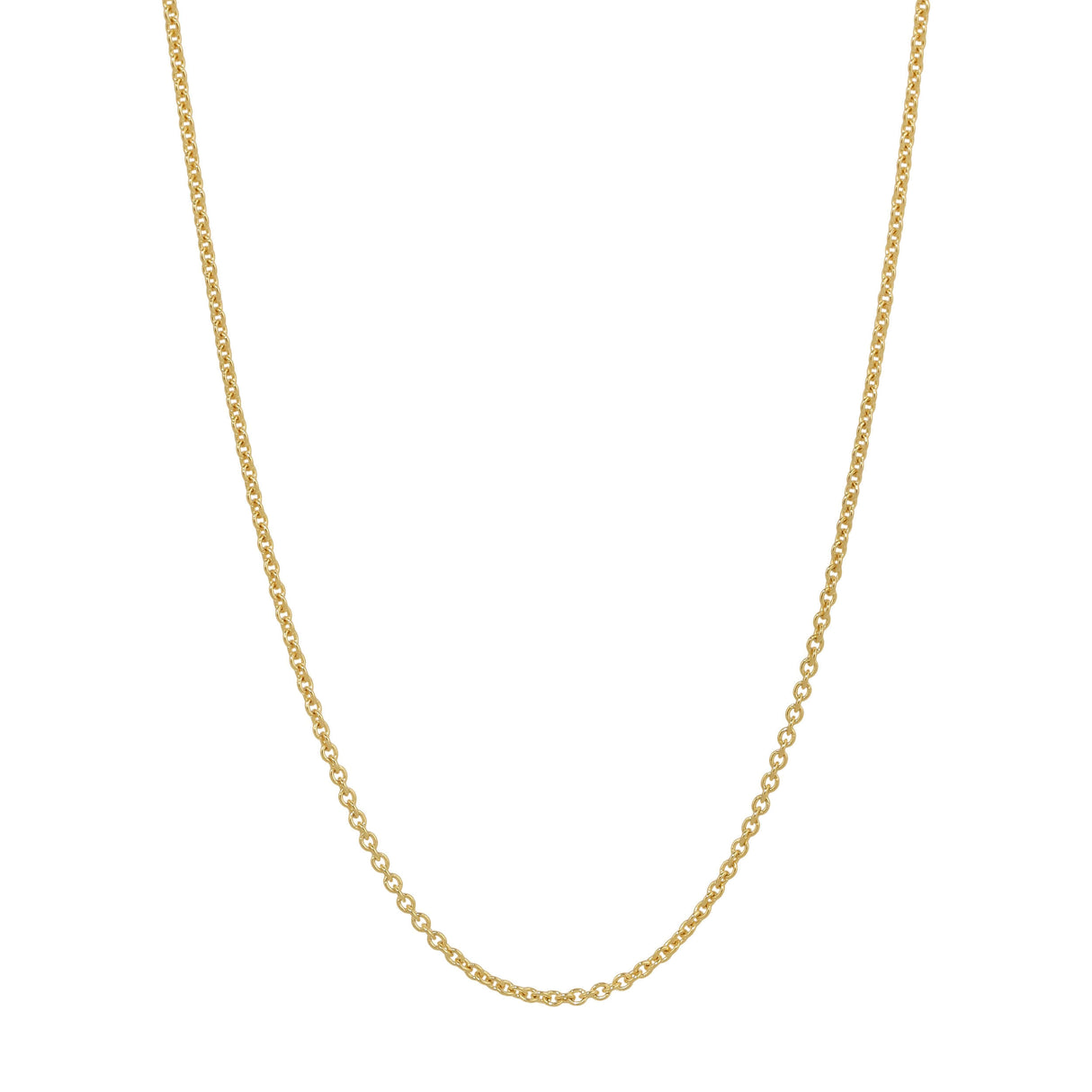 Diamond Cut Rolo Chain Necklace | Italian Fashions Jewelry