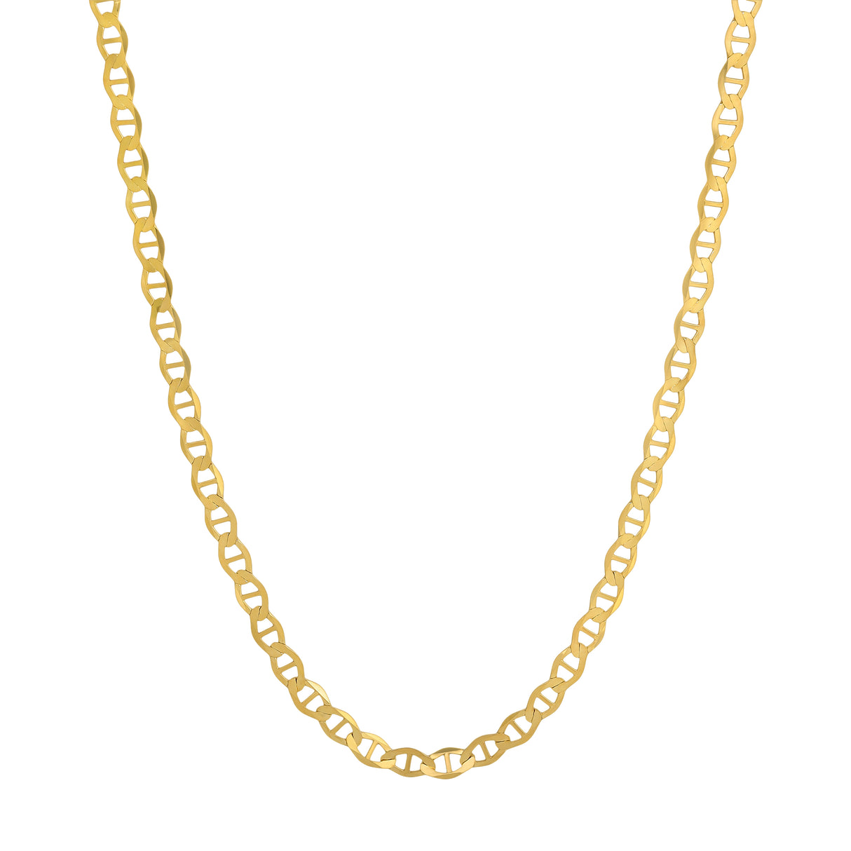 2mm-6mm Chain Necklaces | 10K Solid Yellow Gold | Italian Fashions