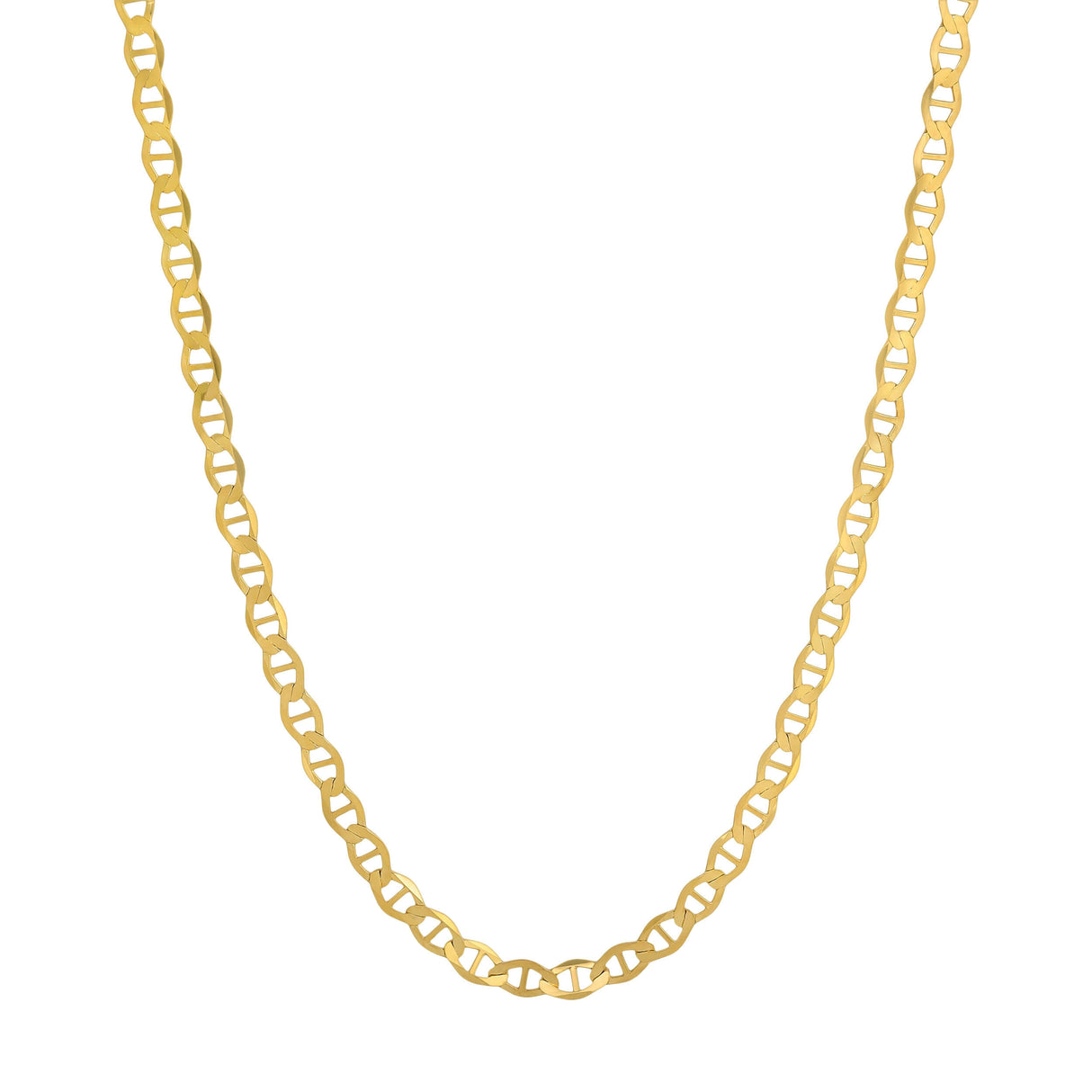 2mm-6mm Chain Necklaces | 10K Solid Yellow Gold | Italian Fashions