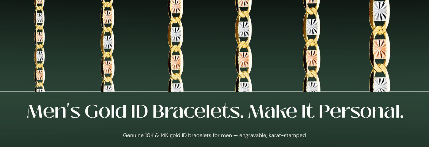 Italian 14K yellow gold Valentino chains
