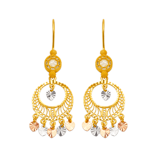 Brincos Lustre em Ouro Amarelo 14K