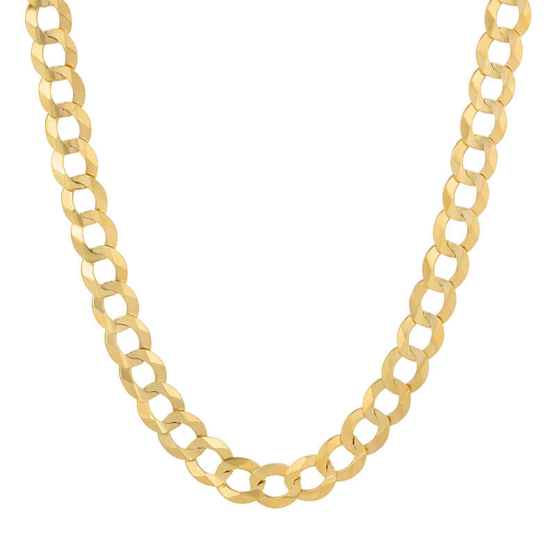 Diamond Cut Curb CUBAN Chain 1.50mm-12.50mm | Italian Fashions