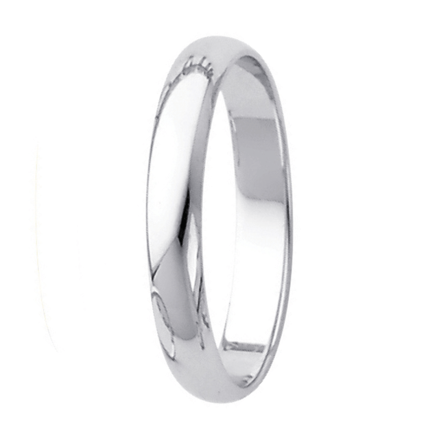Aliança de casamento em ouro amarelo real 14K de 1,5 mm a 6,0 mm