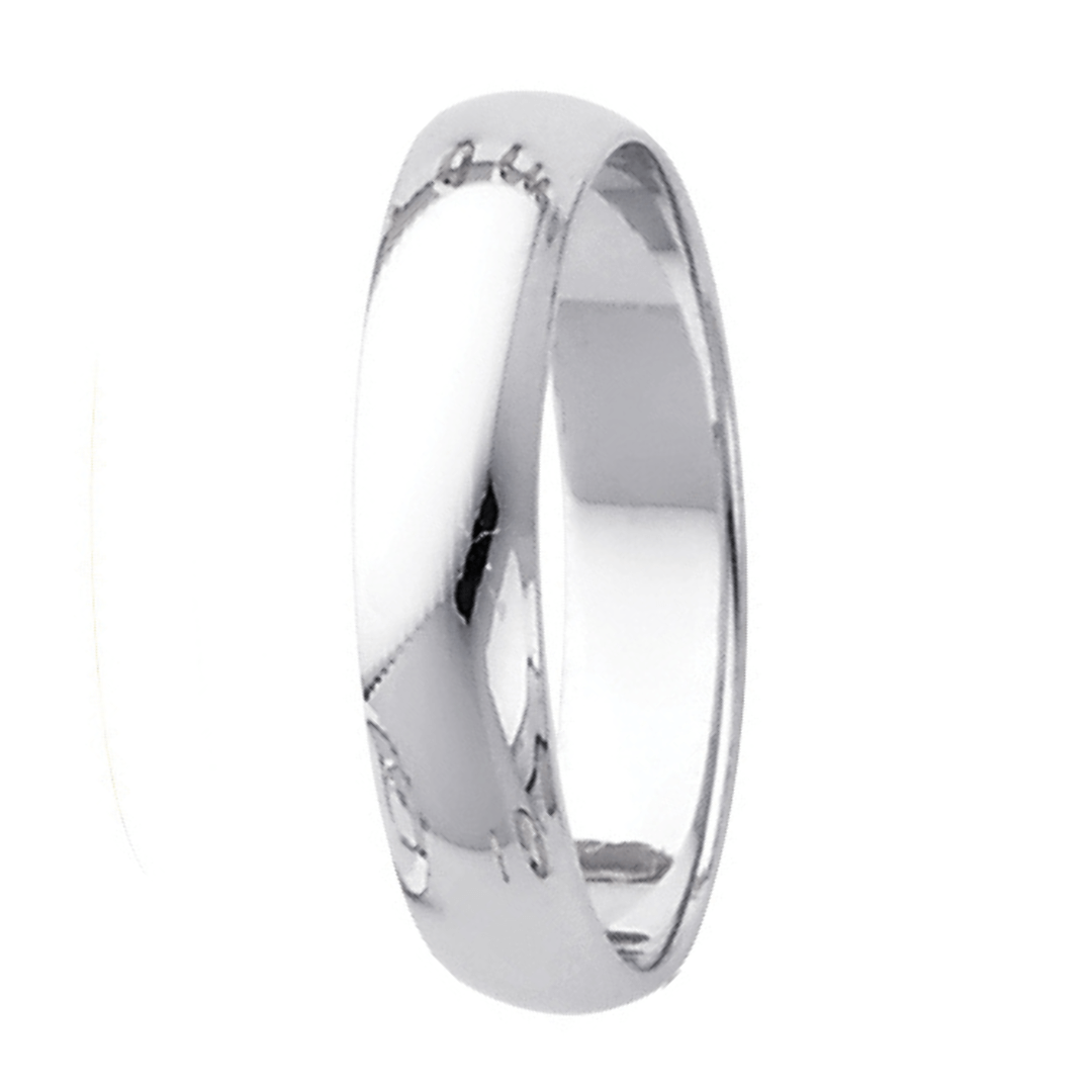 14K Real Yellow Gold 2.0mm-8.0mm Plain Regular Fit Wedding Band