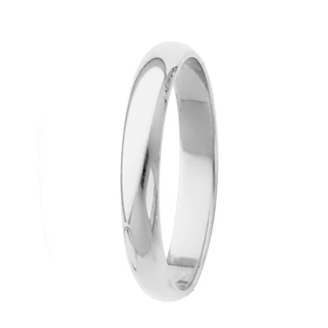 14K Real Yellow Gold 2.0mm-8.0mm Plain Regular Fit Wedding Band