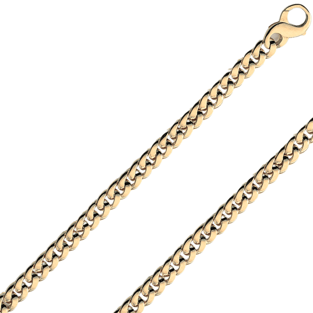 Cadena de oro italiana auténtica hecha a mano de 18 quilates de 5,50 mm - 10,00 mm GRSL