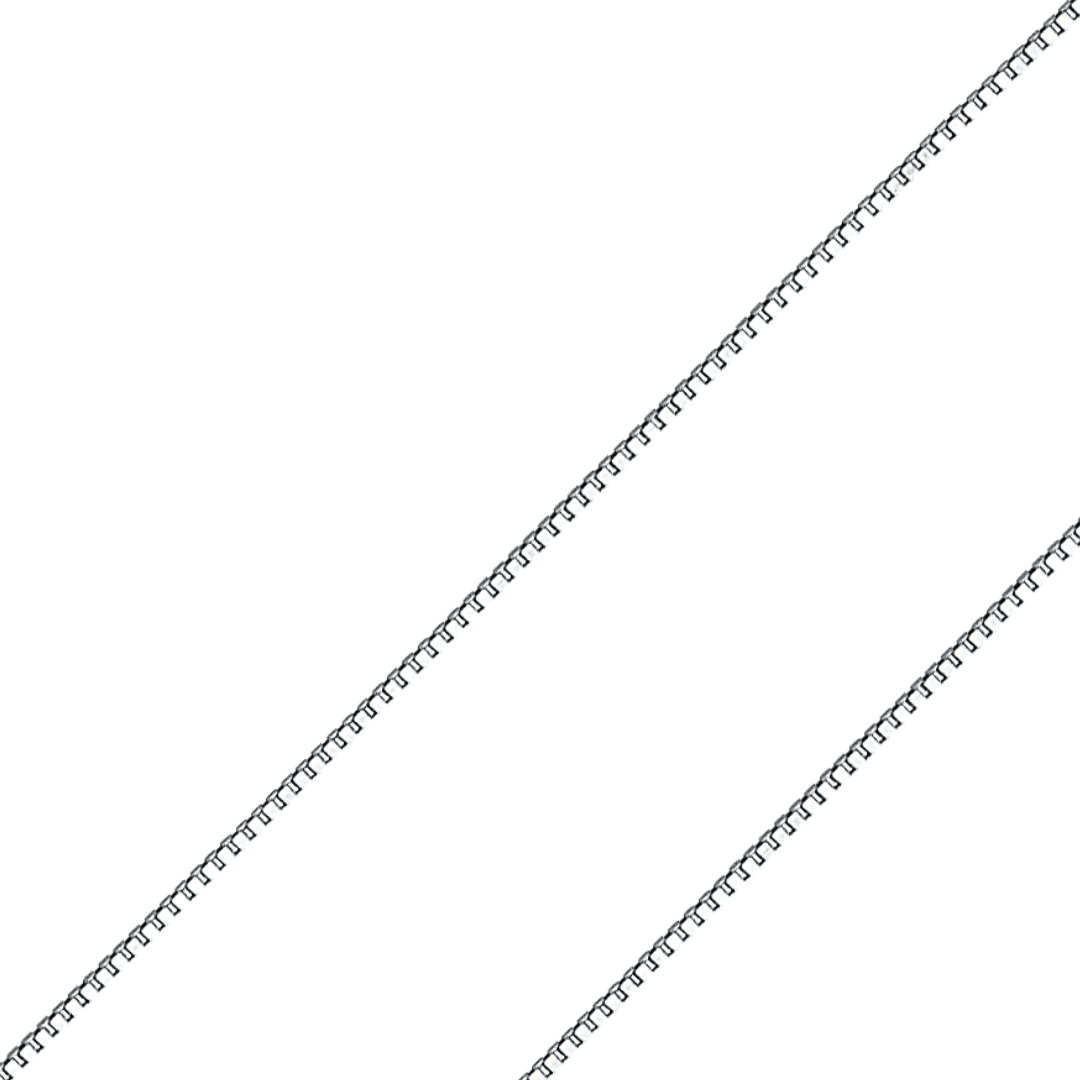 14K REAL Yellow White Gold 0.5mm-1.2mm Box Diamond Cut Pendant Chain
