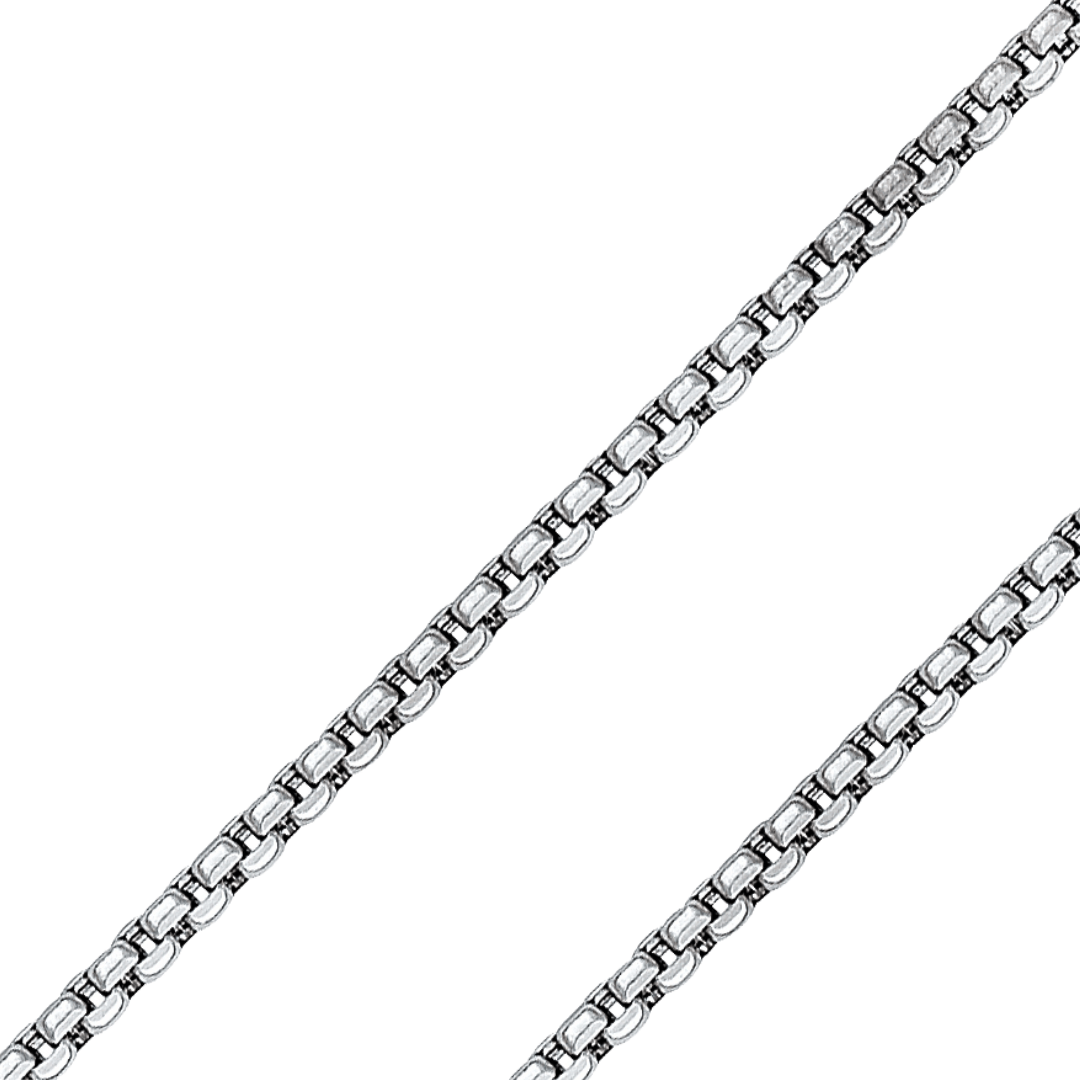 14K REAL Yellow,White,Rose Gold 1.80mm-2.70mm Round Box Diamond Cut Pendant Chain