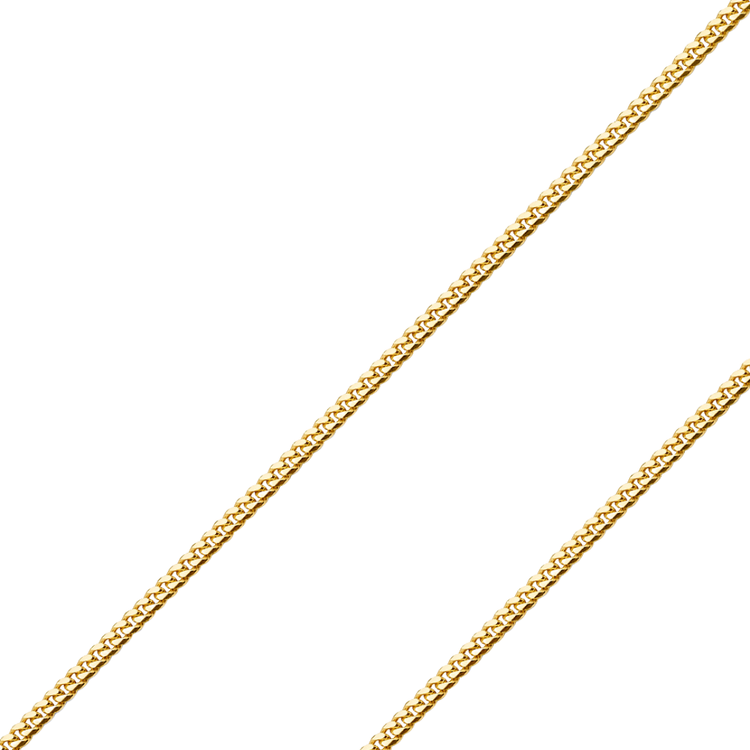 14K REAL Yellow Gold 2.20mm-9.10mm Solid Miami Cuban Chain