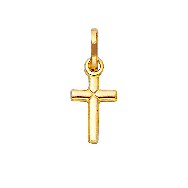 14K Gold Latin Cross Pendant