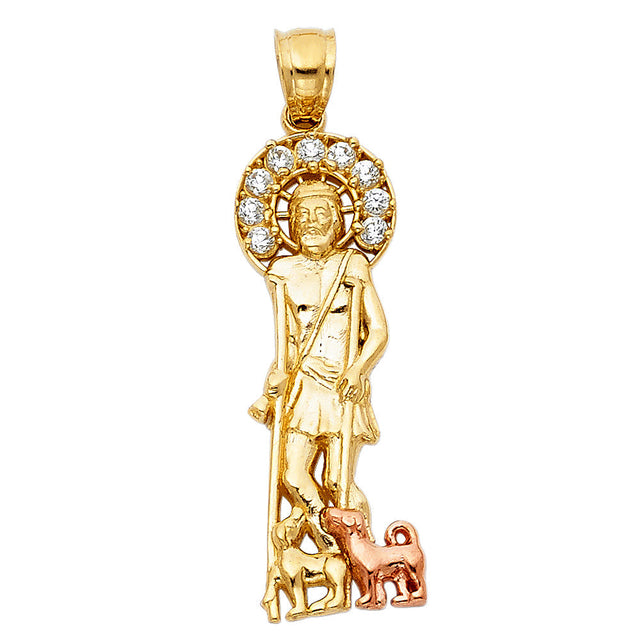 14K Two-Tone Gold San Lázaro 2.20 g