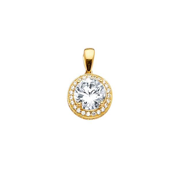 Halo Solitaire Yellow Large Round