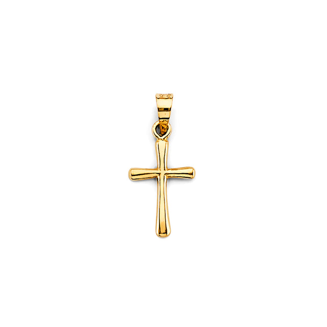 14K Yellow Gold Small Cross Pendant