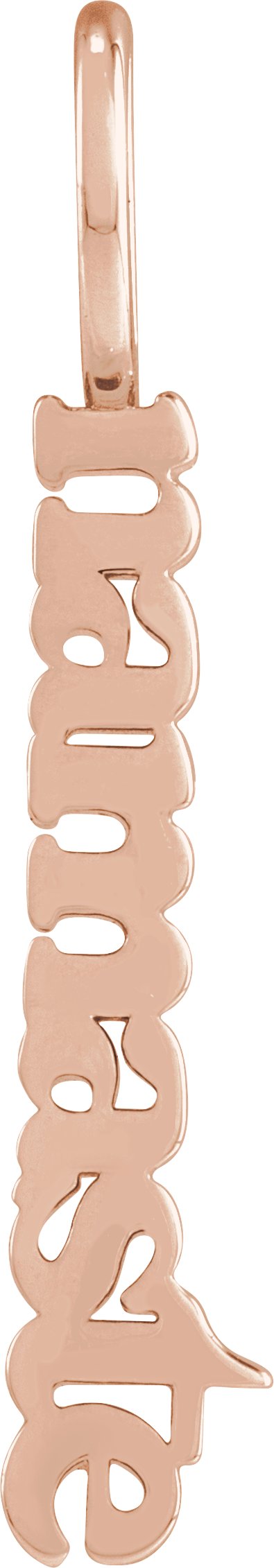 14K Gold Namaste Pendant - Rose Gold