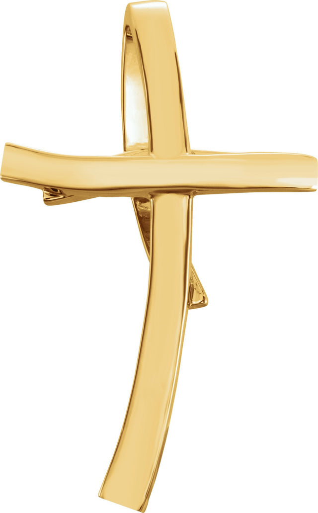 14K Gold Cross Pendant – 36.75x22.25mm - Yellow Gold