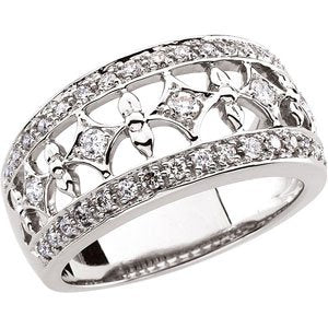14K Gold Natural Diamond Accented Ring II