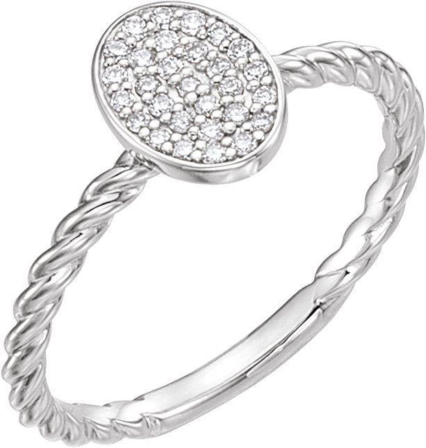 Platinum Round Natural Diamond Cluster Ring II