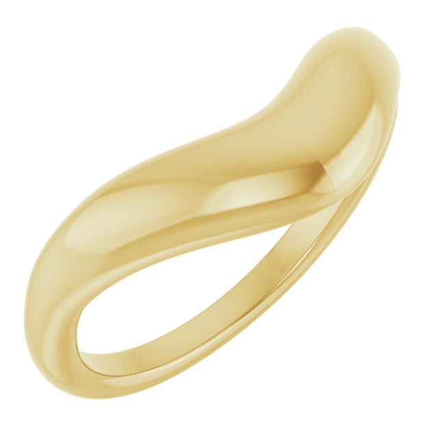 14K Gold Contour Band II - Yellow Gold