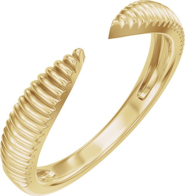 14K Gold Open Band - Yellow Gold