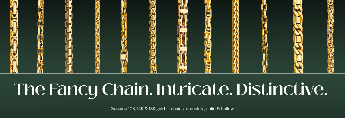 Italian fancy gold chains
