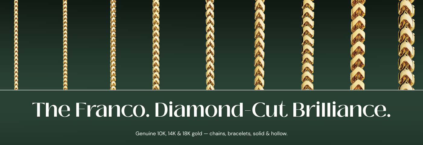 Italian Franco gold chain