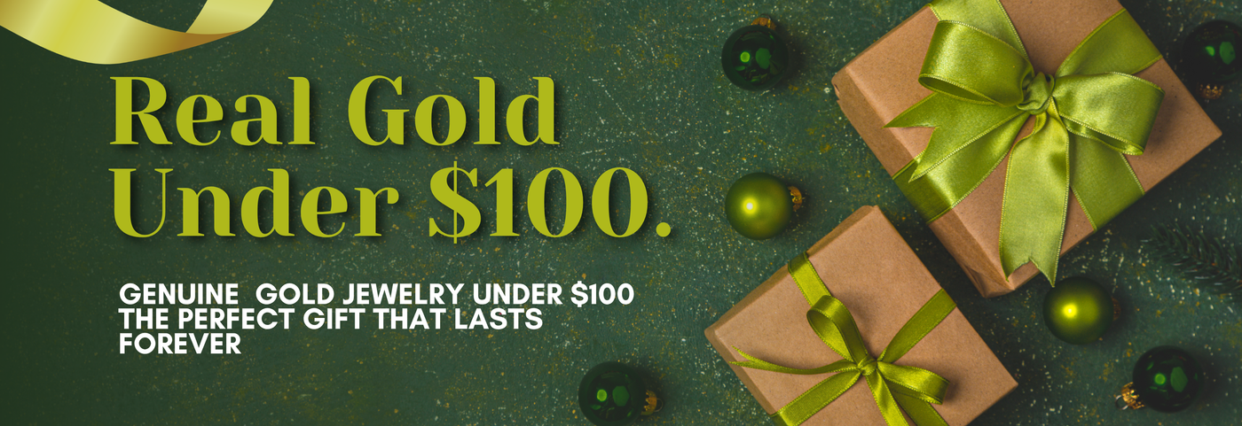 Italian gold jewelry gifts under $100