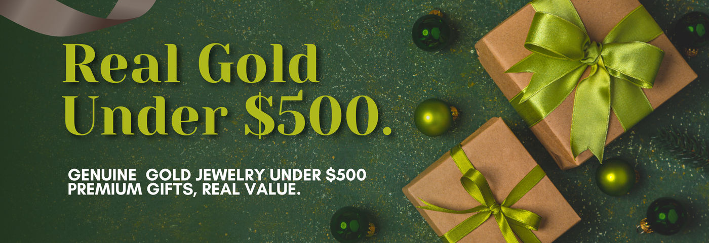 Italian gold jewelry gifts under $500