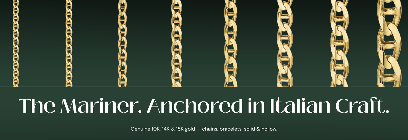 Italian Mariner gold chain