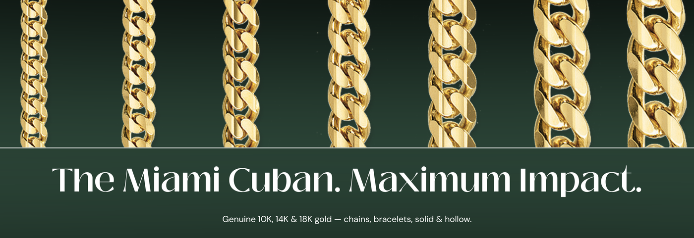 Italian Miami Cuban gold chain