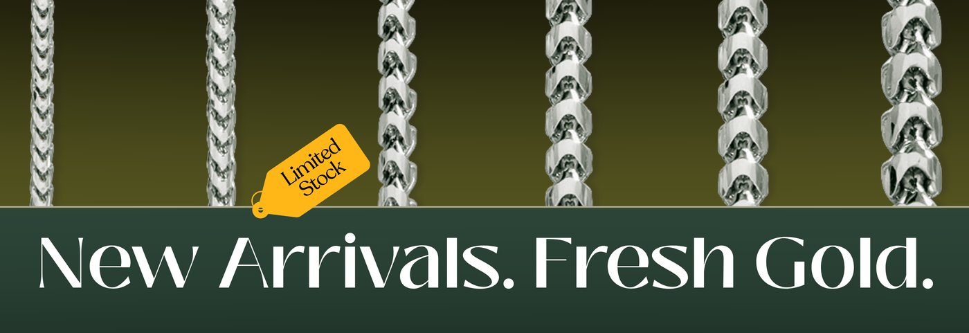 Newly arrived Italian gold jewelry styles