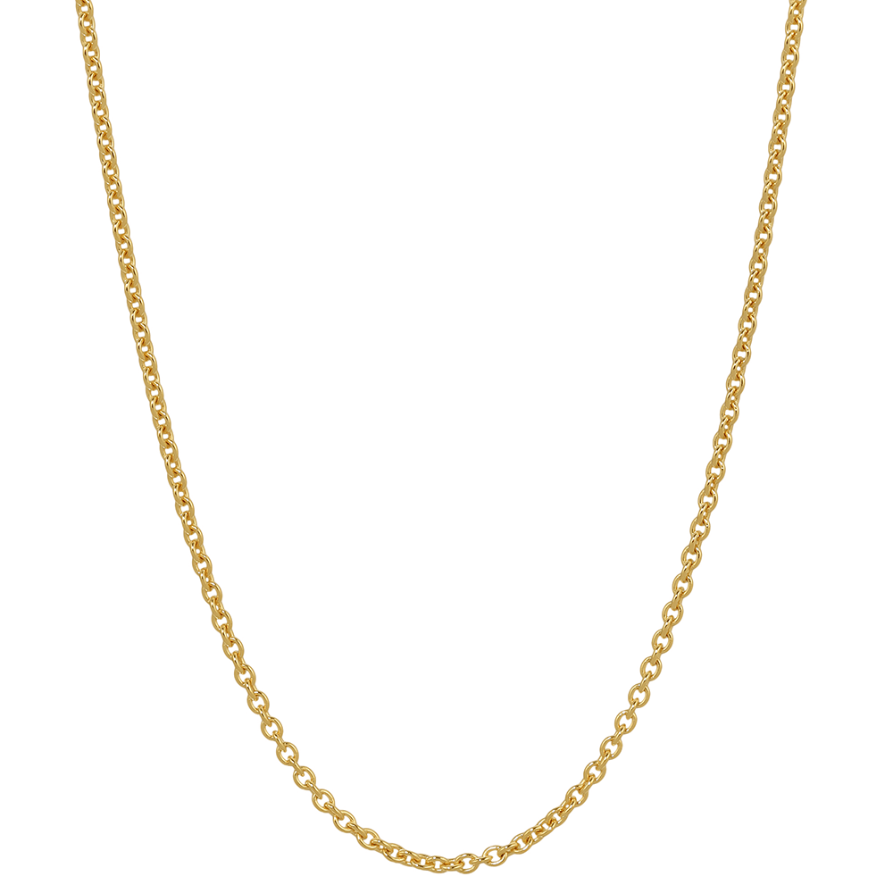 Exclusive Diamond Cut Rolo Chain | 10K REAL Yellow Gold 0.75mm-1.25mm | Italian Fashion