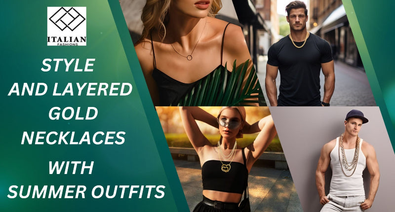  Style And Layered Gold Necklaces With Your Summer Outfits