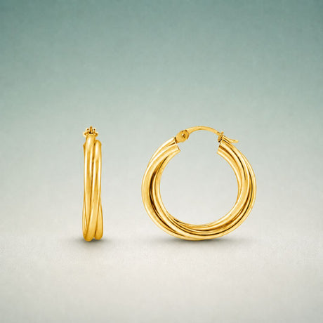 14K Yellow Gold Earrings
