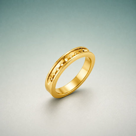 Solid 14K gold wedding bands handcrafted by Italian goldsmiths