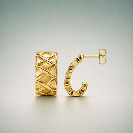 18K Gold Earrings