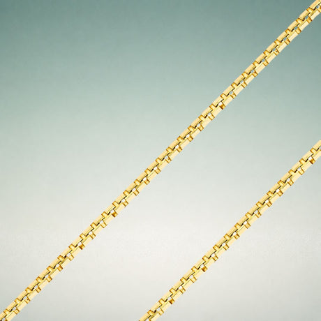 10K yellow gold box chains