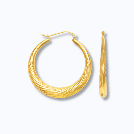 Shrimp Gold Earrings