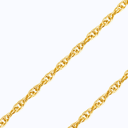 High-Quality Open Rope Gold Chains Collection – Italian Fashions