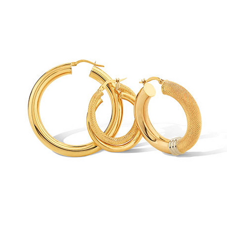 14K Hoop earrings