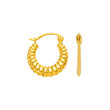 14K Yellow Gold Earrings