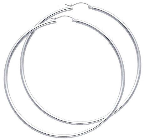 14K White Gold Earrings