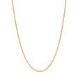 Sparkling diamond-cut finish elevates this 14K yellow gold rolo chain necklace (0.75mm-1.1mm | Italian Fashions