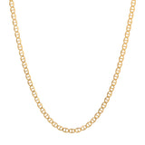 10K Solid Yellow Gold Necklace | Elegant Mariner Chain Design | Italian Fashions