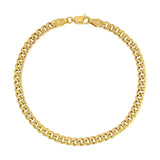 10K Yellow Gold Hollow MIAMI CUBAN Bracelets 4.00mm-11.00mm | Italian Fashions