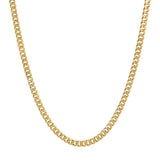 14 Karat Solid Yellow Gold 2.75mm-8.00mm | Diamond Cut MIAMI CUBAN Chain | Italian Fashions