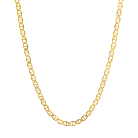 2mm-6mm Chain Necklaces | 10K Solid Yellow Gold | Italian Fashions