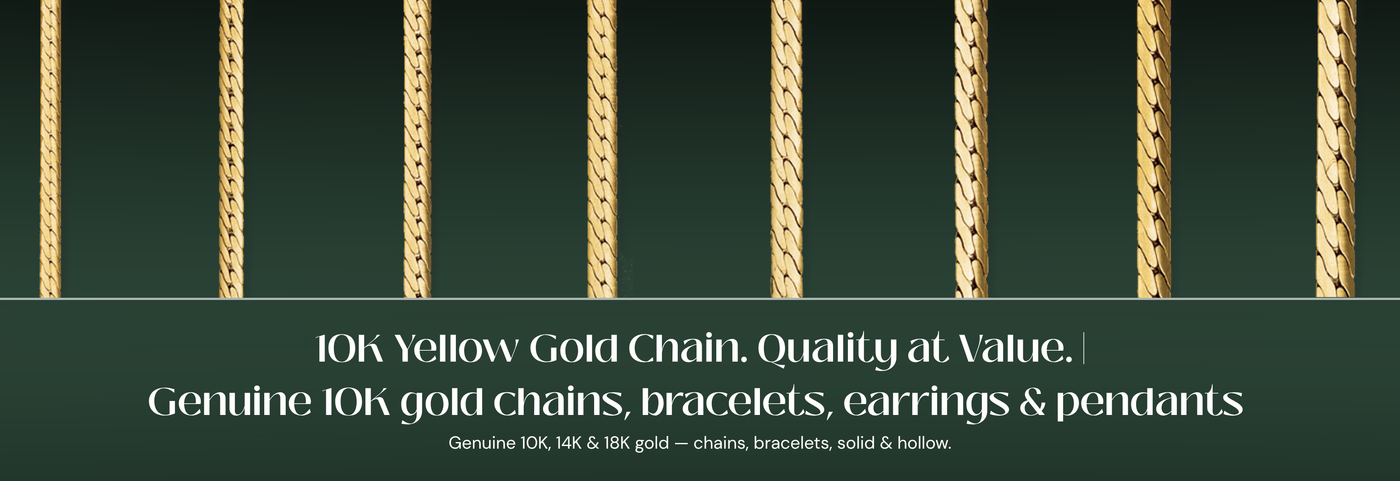 Italian 10K yellow gold chain