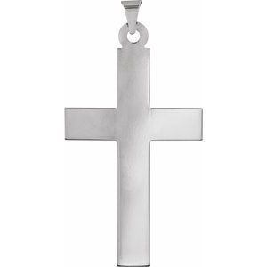 14K Gold Cross Necklace or Pendant – 18x12mm