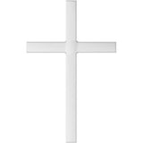 Platinum Cross Necklace or Pendant – 12x7.61mm