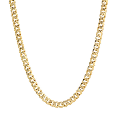 Real 10K yellow Miami Cuban gold chain necklace | Real Gold Chains by Italian Fashions